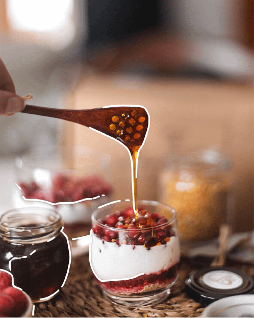 receta yogurth con miel